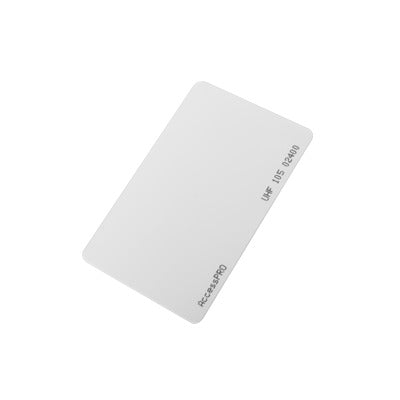 ACCESSPRO - Tarjeta RFID UHF / EPC GEN2 / ISO 18000 6C / PVC Imprimible / NO Incluye porta tarjeta