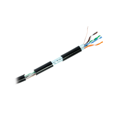 LINKEDPRO BY EPCOM - Bobina de Cable de 152 Metros (499 Pies), Cat5e, FTP, Blindado, para Intemperie, Color Negro, UL, Color Negro, para Aplicaciones en Video Vigilancia, Redes de Datos