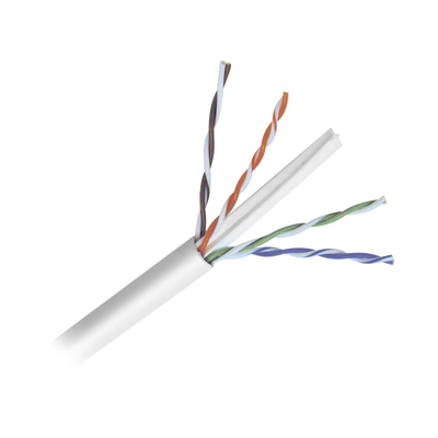 LINKEDPRO BY EPCOM - Bobina de Cable de 305 Metros (1000 Pies) de Cable Cat6 de Alto Desempeño, Super Flexible, UL, Cobre, Color Blanco, para Aplicaciones de Video Vigilancia y Redes de Datos