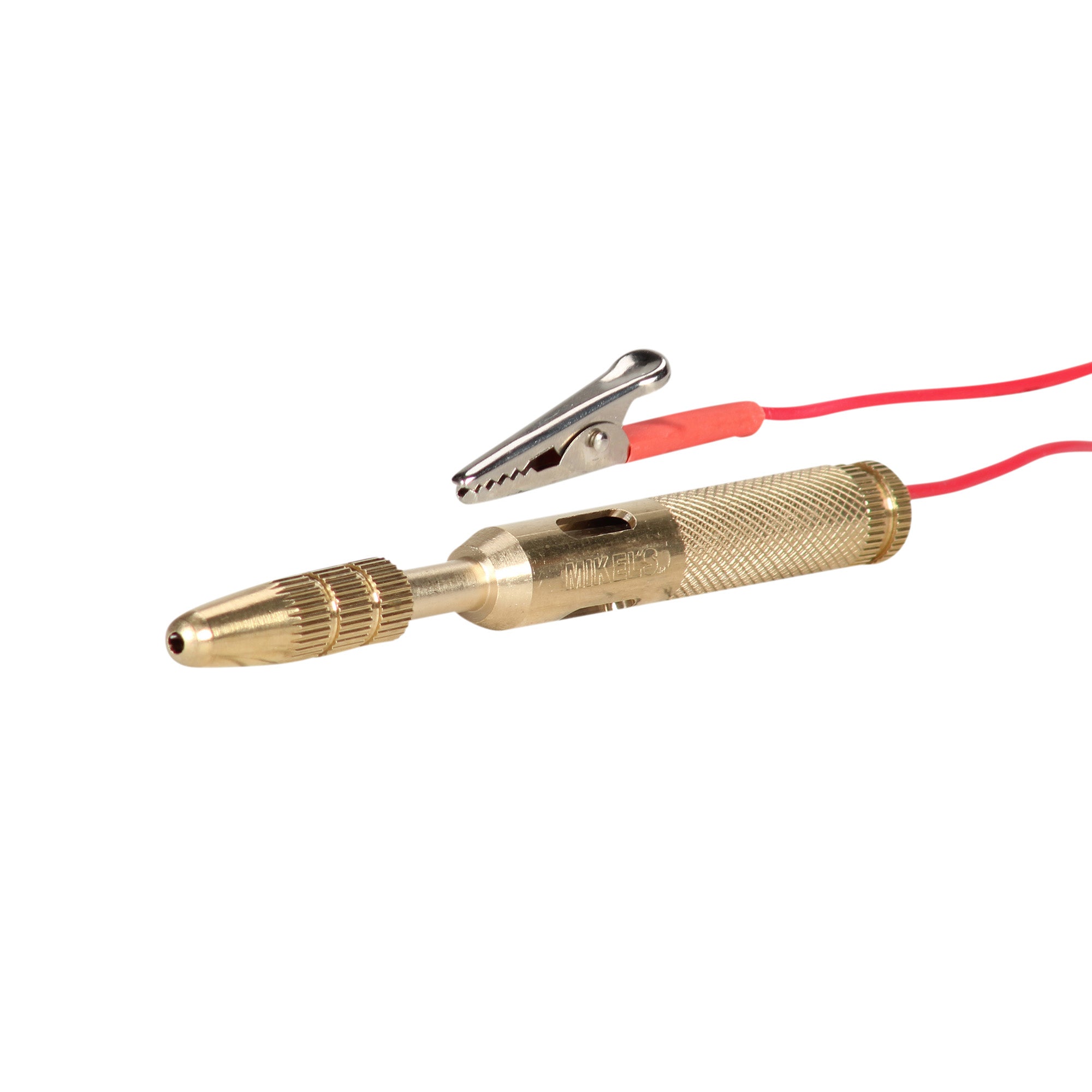 Probador de corriente latonado (6-12-24 V/CD)