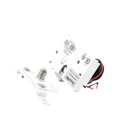 ACCESSPRO - Cerradura eléctrica para puertas corredizas tipo gancho / Abierto en caso de falla.