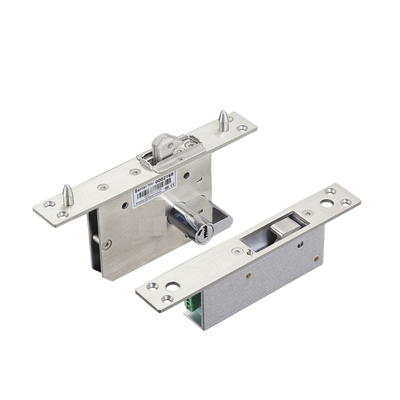 ACCESSPRO - Cerradura eléctrica para puertas corredizas tipo gancho / apertura con llave ambos lados / Abierto en caso de falla/ IP65