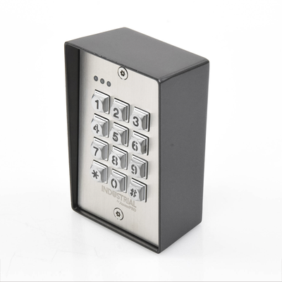 ACCESSPRO INDUSTRIAL - Teclado exterior/interior antivandálico, 3 relevadores, salida wiegand, 1200 usuarios