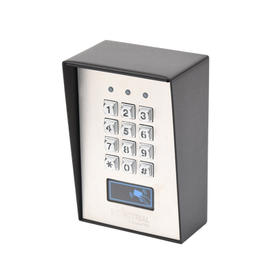 EPCOM - Teclado Exterior/Interior Antivandálico, 3 Relevadores, Salida Wiegand, 1200 Usuarios, Lector de Proximidad