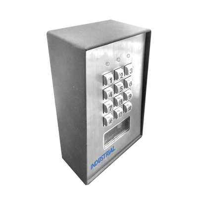 EPCOM - Teclado Exterior/Interior Antivandálico, 3 Relevadores, Salida Wiegand, 1200 Usuarios, Lector de Proximidad