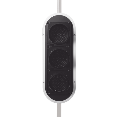 ACCESSPRO - Semáforo / Señalización Rojo, Verde y Amarillo / Diametro 200mm / LED / 110vca.