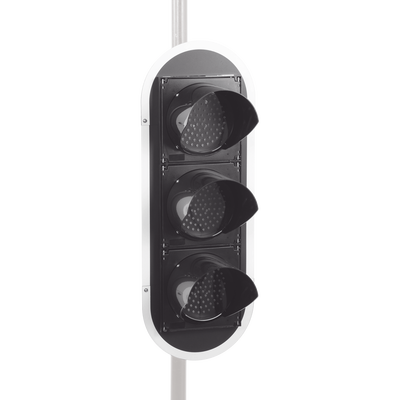 ACCESSPRO - Semáforo / Señalización Rojo, Verde y Amarillo / Diametro 200mm / LED / 110vca.