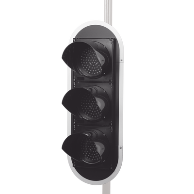 ACCESSPRO - Semáforo / Señalización Rojo, Verde y Amarillo / Diametro 200mm / LED / 110vca.