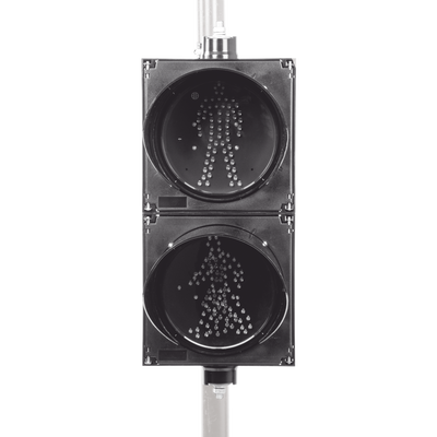 ACCESSPRO - Semáforo Peatonal  Indicador Alto / Siga estático / Diámetro 20 Cms.