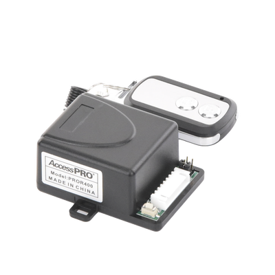 ACCESSPRO - Receptor con 2 Relevadores y Control Remoto hasta 50 metros.