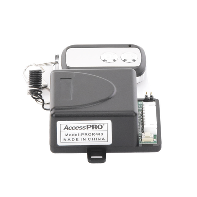 ACCESSPRO - Receptor con 2 Relevadores y Control Remoto hasta 50 metros.