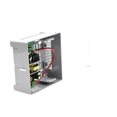 EPCOM POWERLINE - Fuente de Poder con Gabinete de 4 Salidas de 11 - 15 Vcc / 5 Amper /  Soporta Batería de Respaldo / Voltaje de Entrada: 96 - 264 Vca / Soporta Protección contra Sobrecorriente de Salida, Protección contra Cortocircuito /