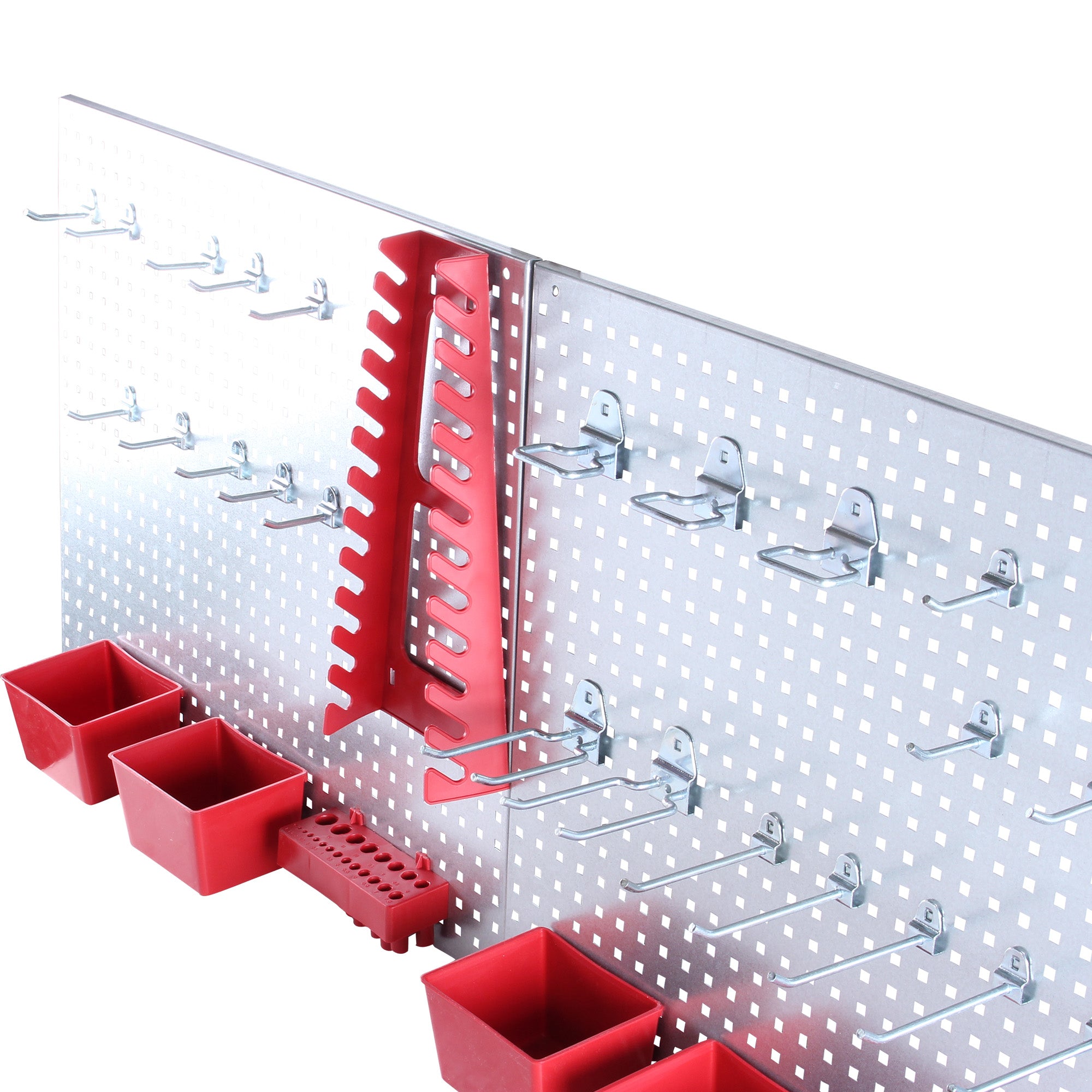 Panel con soporte para herramientas (34 pzas)