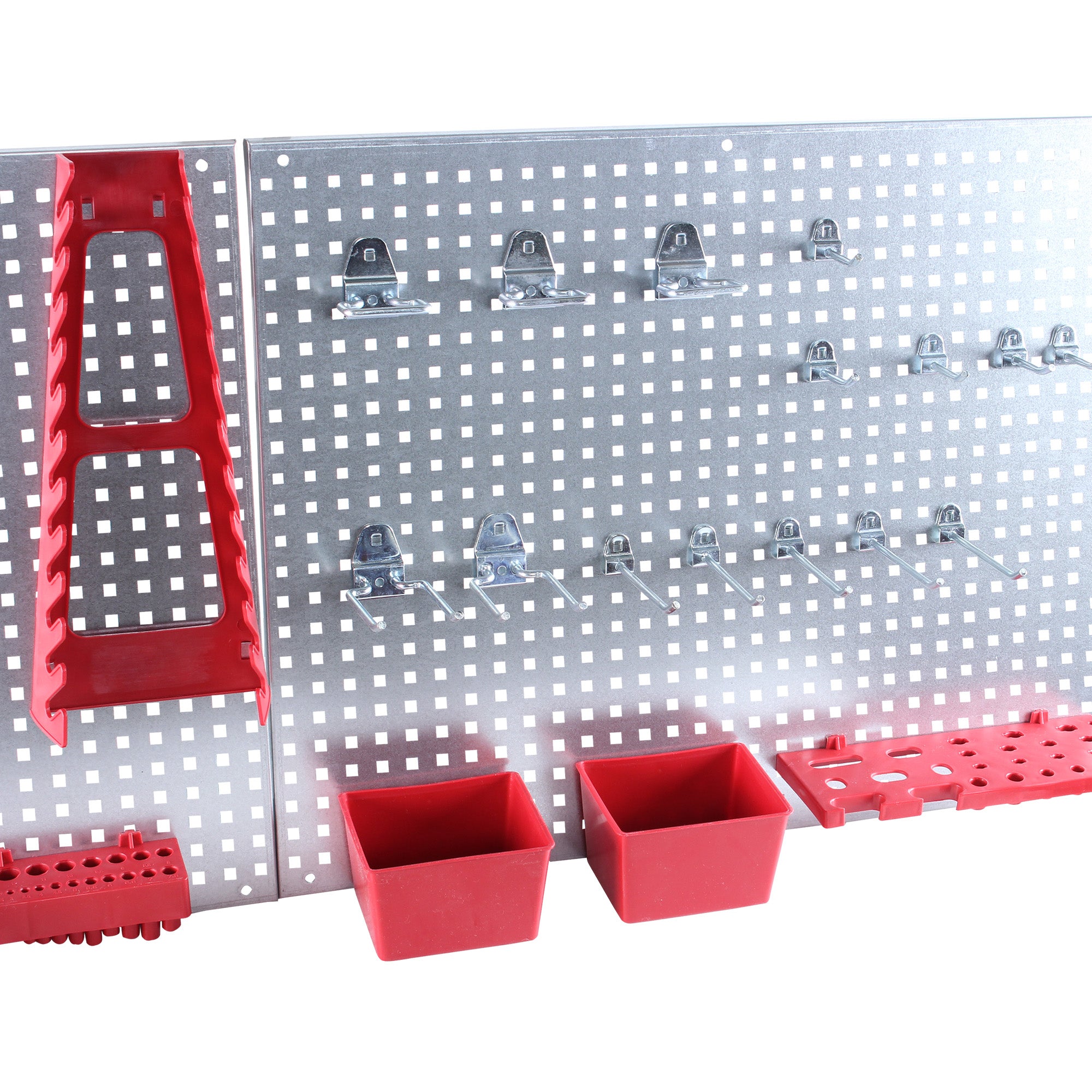 Panel con soporte para herramientas (34 pzas)