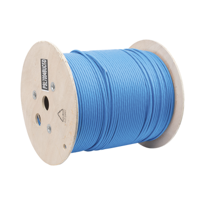 PANDUIT - Bobina de Cable Blindado S/FTP de 4 Pares, Cat7, Inmune a Ruido e Interferencias, LSZH (Bajo Humo, Cero Halógenos), Color Azul, Bobina de 500 Metros (1640 Pies)