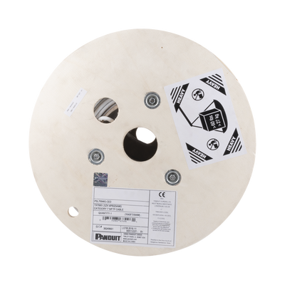 PANDUIT - Bobina de Cable Blindado S/FTP de 4 Pares, Cat7, Inmune a Ruido e Interferencias, LSZH (Bajo Humo, Cero Halógenos), Color Gris, Bobina de 500 Metros (1640 Pies)