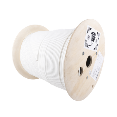 PANDUIT - Bobina de Cable Blindado S/FTP de 4 Pares, Cat7, Inmune a Ruido e Interferencias, LSZH (Bajo Humo, Cero Halógenos), Color Blanco, Bobina de 500 Metros (1640 Pies)