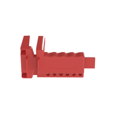 PANDUIT - Dispositivo de Bloqueo LOTO para Válvulas de Bola, para Diámetros de Tubería de 1/4" a 1" y Longitud de Mango Hasta 7.5", Color Rojo