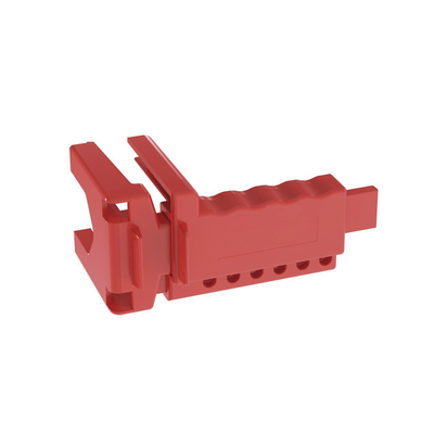 PANDUIT - Dispositivo de Bloqueo LOTO para Válvulas de Bola, para Diámetros de Tubería de 1/4" a 1" y Longitud de Mango Hasta 7.5", Color Rojo