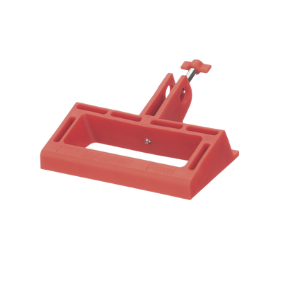 PANDUIT - Bloqueador LOTO de Manija Grande para Disyuntores de Caja Moldeada, 2.24" (56.8m) Largo x 3.75" (95.2mm) Ancho. Color rojo