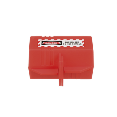 PANDUIT - Dispositivo de Bloqueo LOTO para Enchufes de 120 Vca, Fabricado con Polipropileno, Color Rojo