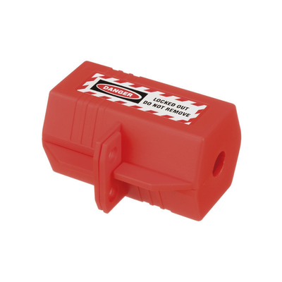 PANDUIT - Dispositivo de Bloqueo LOTO para Enchufes de 120 Vca, Fabricado con Polipropileno, Color Rojo