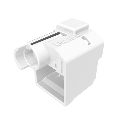PANDUIT - Kit de 10 Dispositivos Para Impedir Desconexión de Plug RJ45, Color Blanco, Incluye Herramienta para Instalar/Retirar