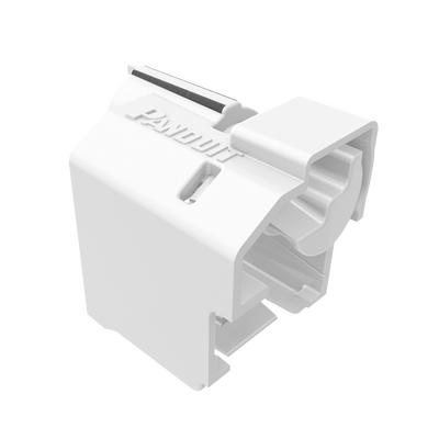 PANDUIT - Kit de 10 Dispositivos Para Impedir Desconexión de Plug RJ45, Color Blanco, Incluye Herramienta para Instalar/Retirar