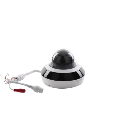 HILOOK BY HIKVISION - Mini Domo PTZ IP 2 Megapixel / 4X Zoom / H.265+ / 20 mts IR EXIR / WDR 120dB / PoE / IK10 / Exterior IP66 / Ultra Baja Iluminación / Micrófono Integrado / PoE