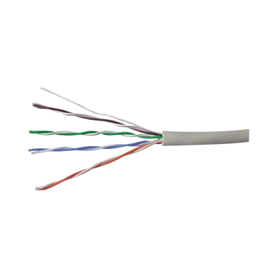 PANDUIT - Bobina de Cable UTP 305 Metros (1000 Pies) de Cobre, PanNet, Gris, Categoría 5e (24 AWG), PVC (CM), de 4 Pares