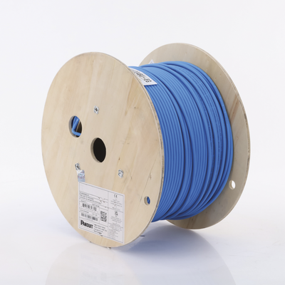 PANDUIT - Bobina de Cable UTP de 4 Pares, Vari-MaTriX HD, Cat6A, 23 AWG, LSZH-3 (Libre de Gases Tóxicos), Color Azul, 305 Metros (1000 Pies)