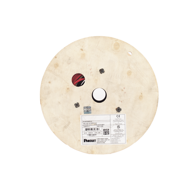 PANDUIT - Bobina de Cable UTP de 4 Pares, Vari-MaTriX, Cat6A, 23 AWG, LSZH (Libre de Gases Tóxicos), Color Rojo, 305 Metros (1000 Pies)