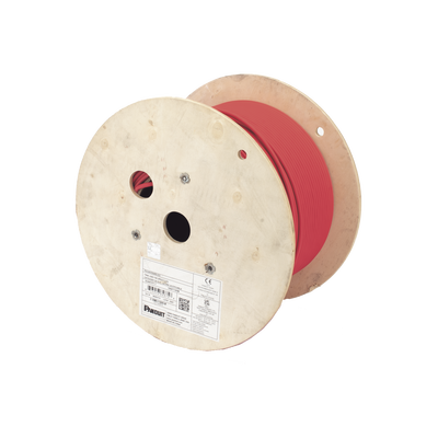 PANDUIT - Bobina de Cable UTP de 4 Pares, Vari-MaTriX, Cat6A, 23 AWG, LSZH (Libre de Gases Tóxicos), Color Rojo, 305 Metros (1000 Pies)