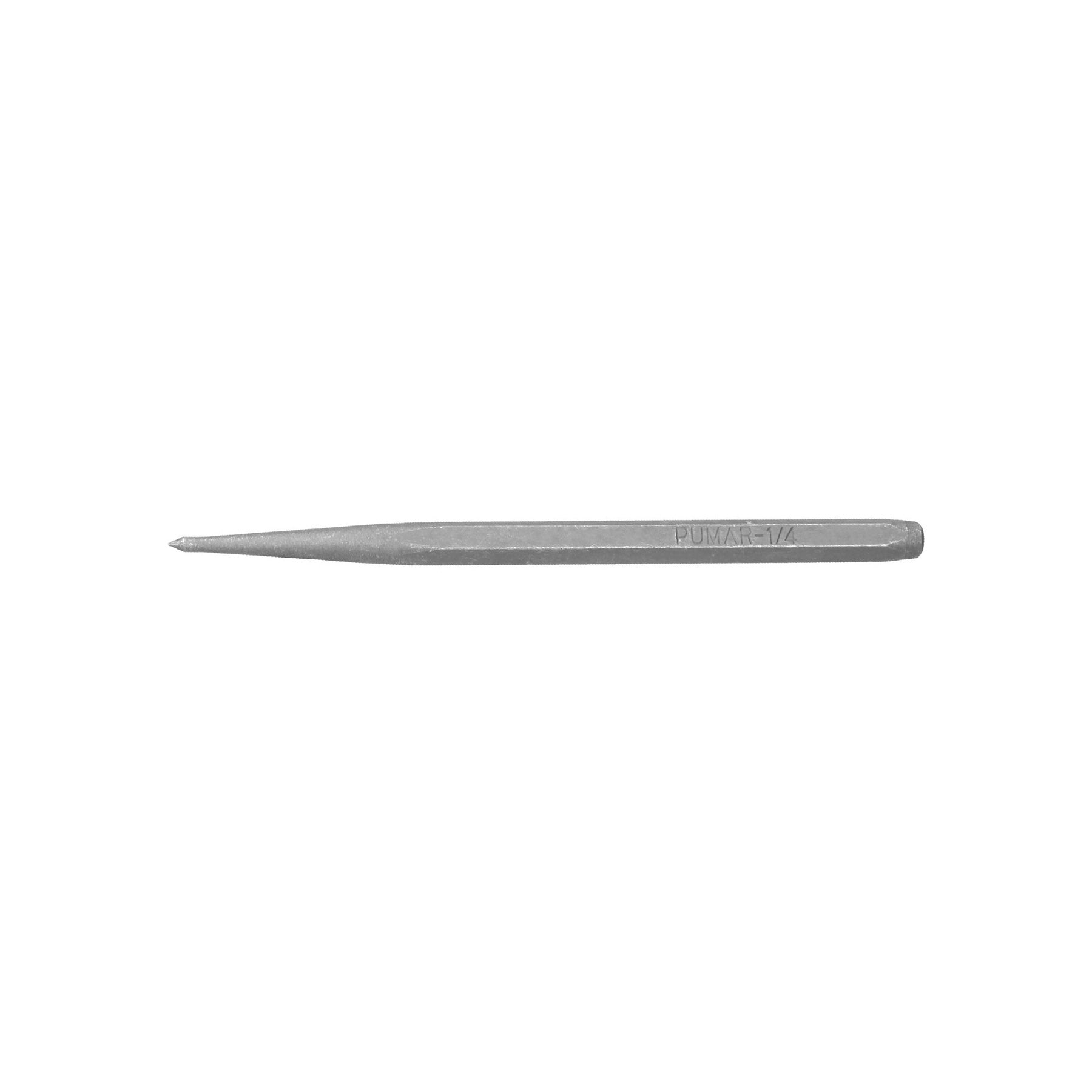 Punzon 1/4' para marcar, largo 4-3/4', Truper
