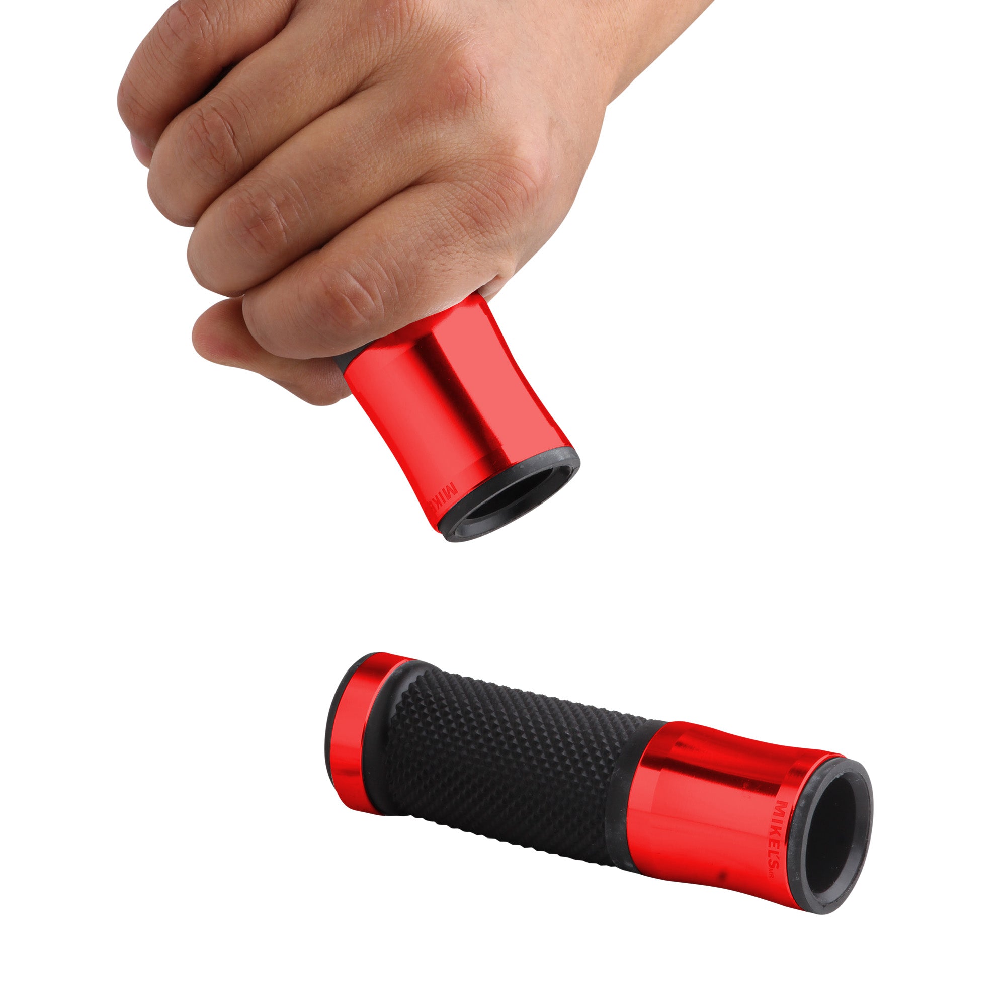 Puños para motociclista (rojo)