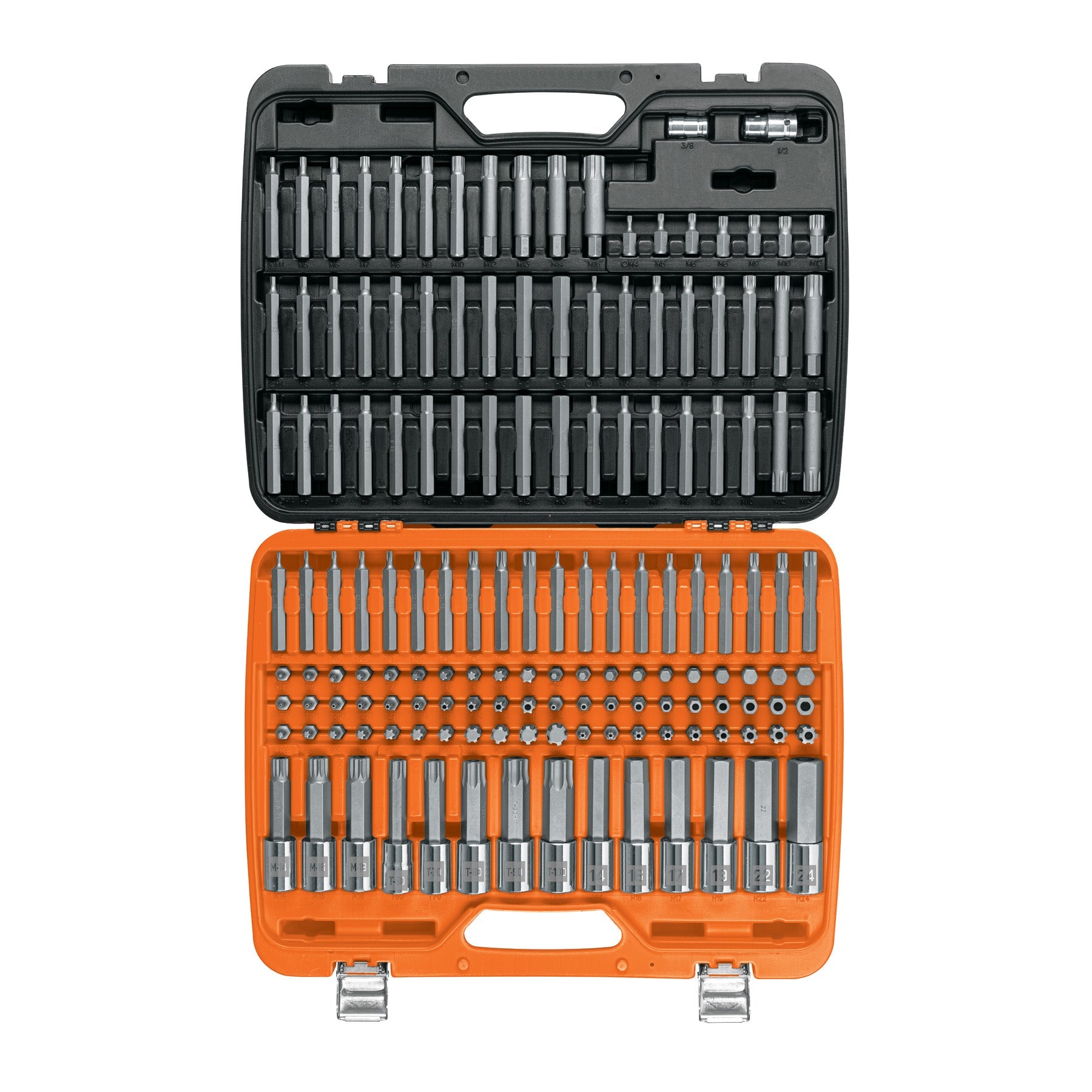 Jgo profesional de puntas y dados con punta p/mecanica 150pz