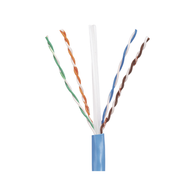 PANDUIT - Bobina de Cable UTP 305 Metros (1000 Pies) de Cobre, PanNet, Azul, Categoría 5e (24 AWG), Riser (CMR), de 4 Pares