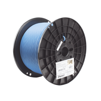 PANDUIT - Bobina de Cable UTP de 4 Pares, Vari-MaTriX, Cat6A, 23 AWG, CMR (Riser), Color Azul, 305m