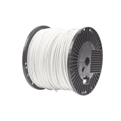 PANDUIT - Bobina de Cable UTP de 4 Pares, Vari-MaTriX, Cat6A, 23 AWG, CMR (Riser), Color Blanco, 305 Metros (1000 Pies)