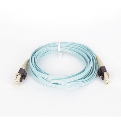 PANDUIT - Jumper PViQ de Fibra Óptica Multimodo 50/125 OM4, LC-LC Duplex, LSZH, Color Aqua, 3 Metros