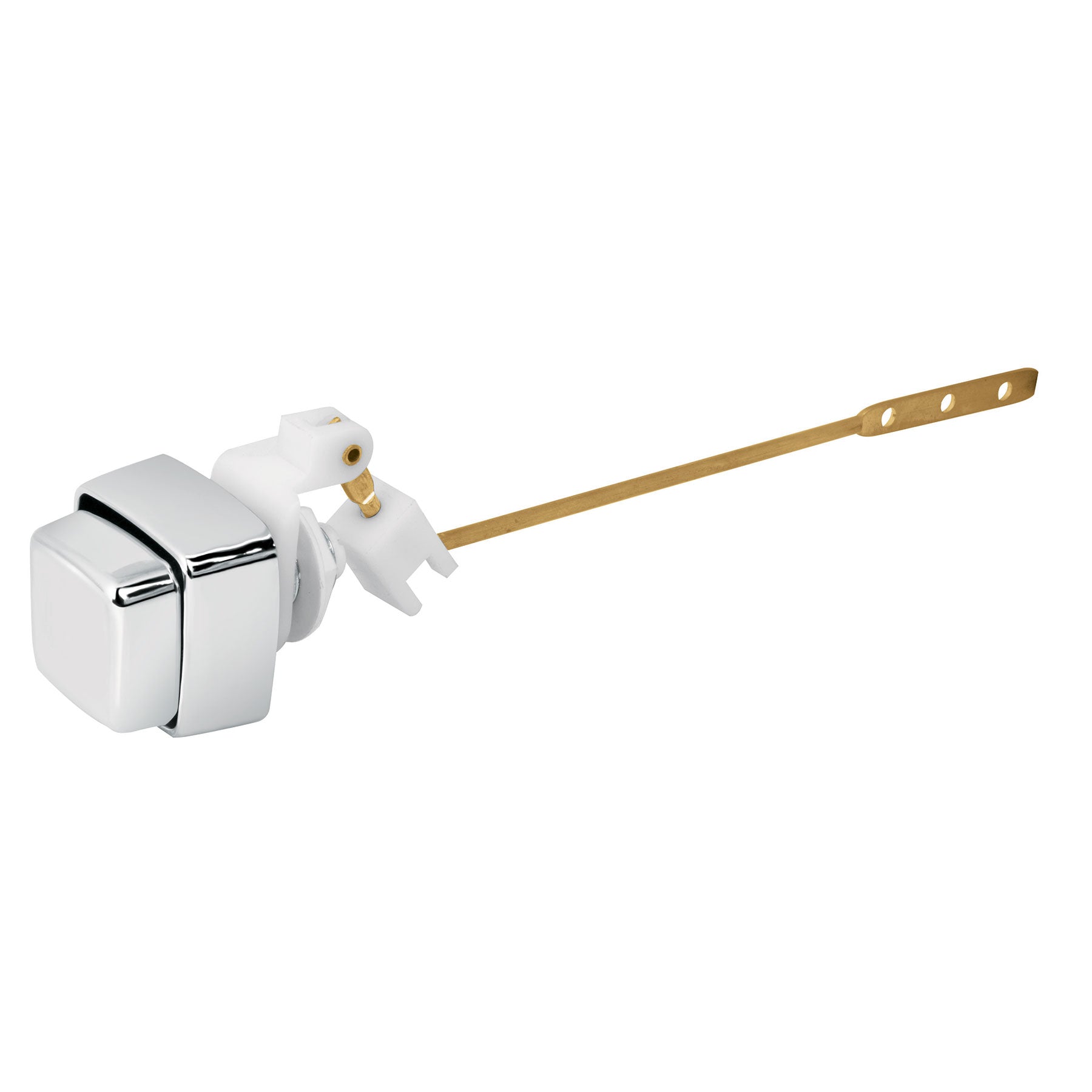 Boton lateral plastico cromado para WC, FOSET
