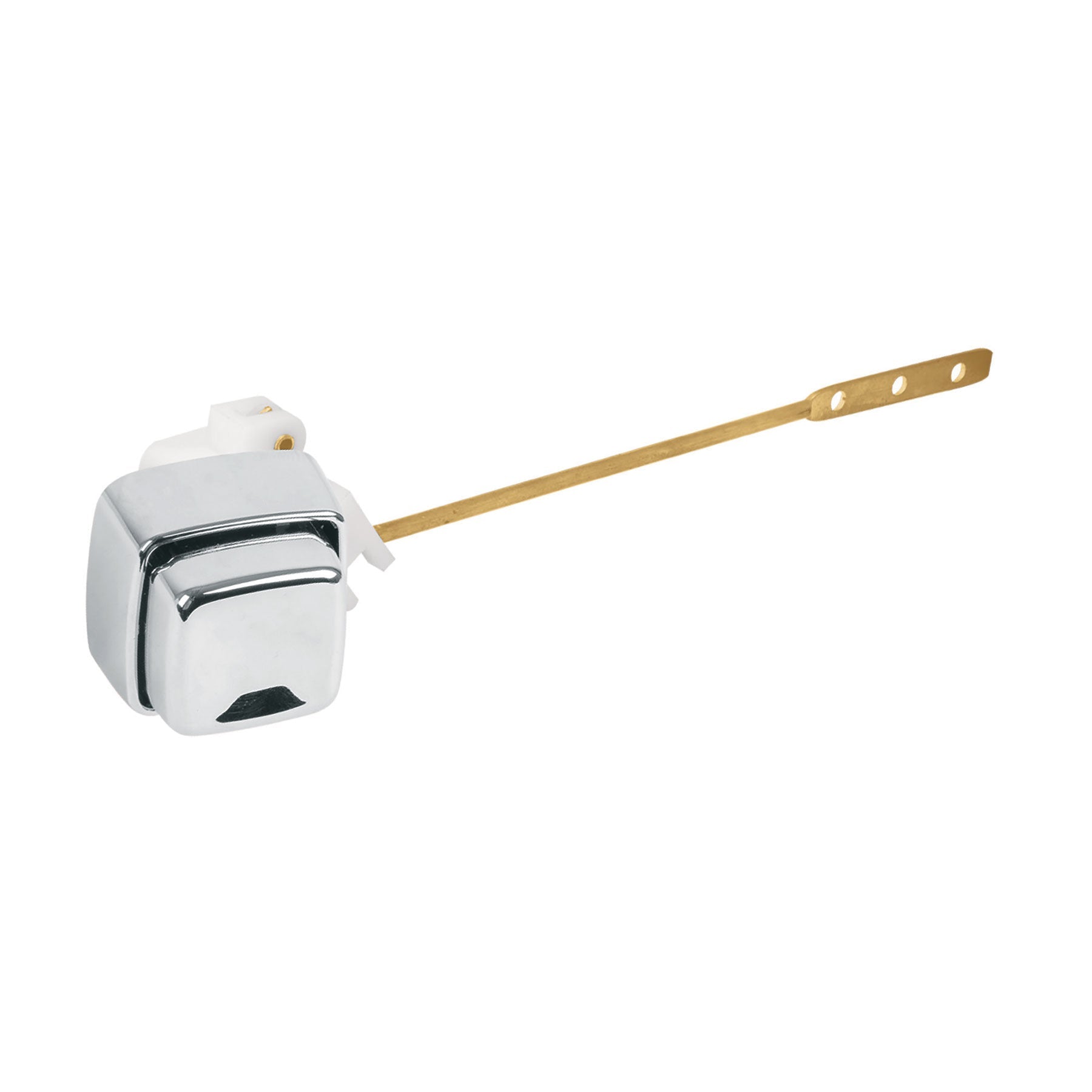 Boton frontal plastico cromado para WC, FOSET