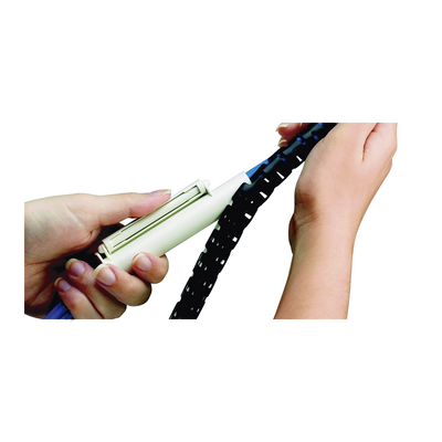 PANDUIT - Espira para Arnés Dividido Pan-Wrap™, Color Natural, Diámetro Nominal 0.5, Paquete de 1 Rollo de 61 Metros.