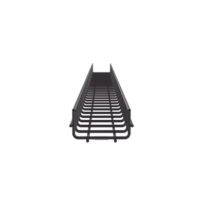 PANDUIT - Charola Wire Basket de 12 in (304 mm) de Ancho, 2 in (50 mm) de Alto, 3 m de Largo, Hasta 209 Cables Cat6, Color Negro