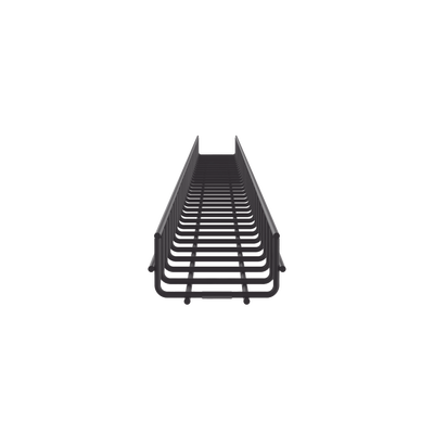 PANDUIT - Charola Wire Basket de 12 in (304 mm) de Ancho, 2 in (50 mm) de Alto, 3 m de Largo, Hasta 209 Cables Cat6, Color Negro