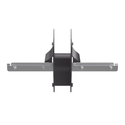 PANDUIT - Bajada/Salida de Cables Para  Charola Wire Basket, de 2 in, Con Control de Radio de Curvatura, Color Negro