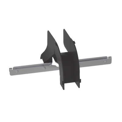PANDUIT - Bajada/Salida de Cables Para  Charola Wire Basket, de 2 in, Con Control de Radio de Curvatura, Color Negro