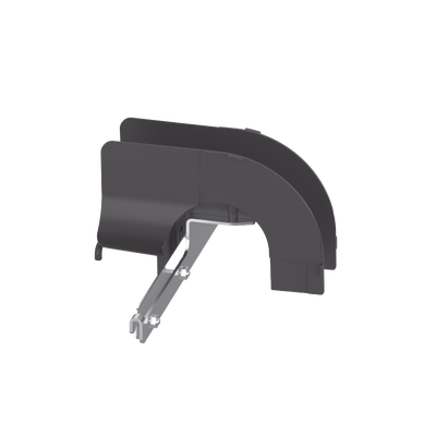 PANDUIT - Bajada/Salida de Cables Para  Charola Wire Basket, de 2 in, Con Control de Radio de Curvatura, Color Negro