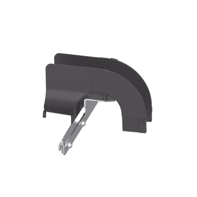 PANDUIT - Bajada/Salida de Cables Para  Charola Wire Basket, de 2 in, Con Control de Radio de Curvatura, Color Negro