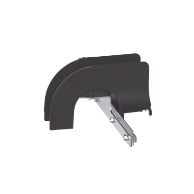 PANDUIT - Bajada/Salida de Cables Para  Charola Wire Basket, de 2 in, Con Control de Radio de Curvatura, Color Negro